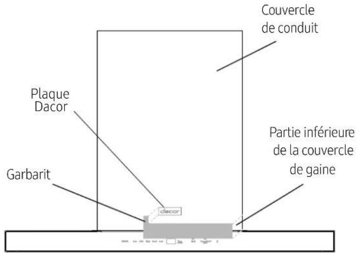 Dacor DHD30U990WMDA - Fixez le badge de la plaque dacor - 1