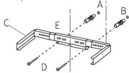 Dacor DHD30U990WMDA - Installation du support du couvercle de l'événement - 3