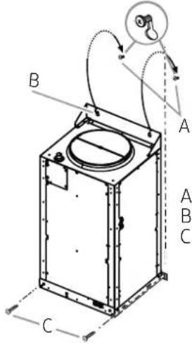 Dacor DHD30U990WMDA - Installation de la hotte à double ventilation - 1