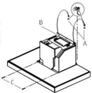 Dacor DHD30U990WMDA - Instalacion de la campana extractor de un solo ventilador - 1