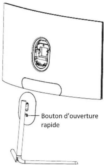 LC-Power M27FHD165CV2 - Installation du socle - 3