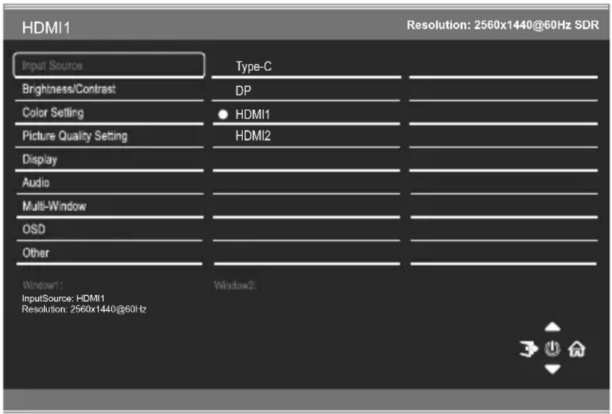 LC-Power M27QHD240CK - Fuente de entrada - 1