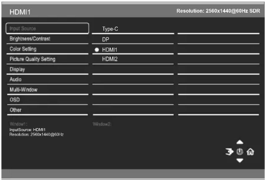 LC-Power M27QHD240CK - Source d'entrée - 1