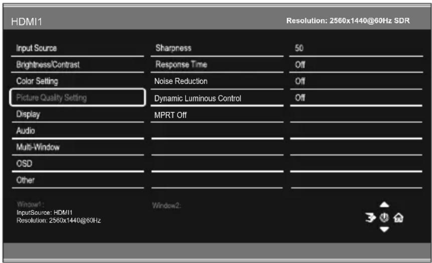 LC-Power M27QHD240CK - Configuración del color - 2