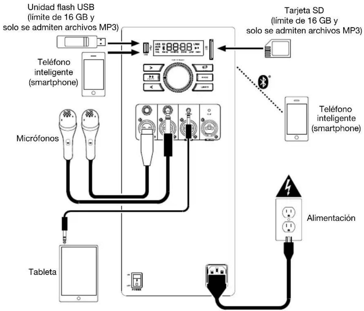 ION Total PA Glow Max - Diagrama de conexión - 1