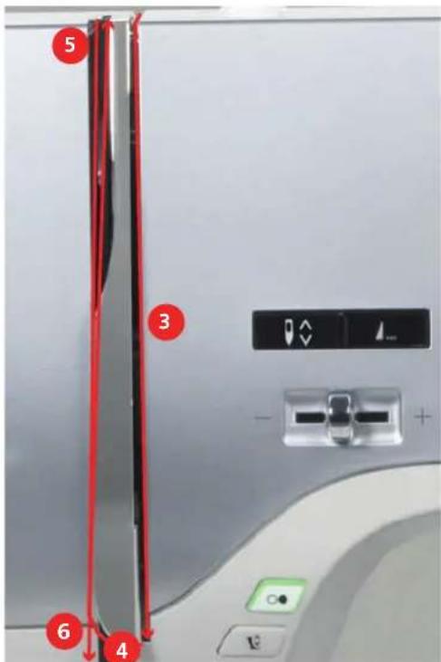 BERNINA 735 - Enfiler le fil supérieur - 2