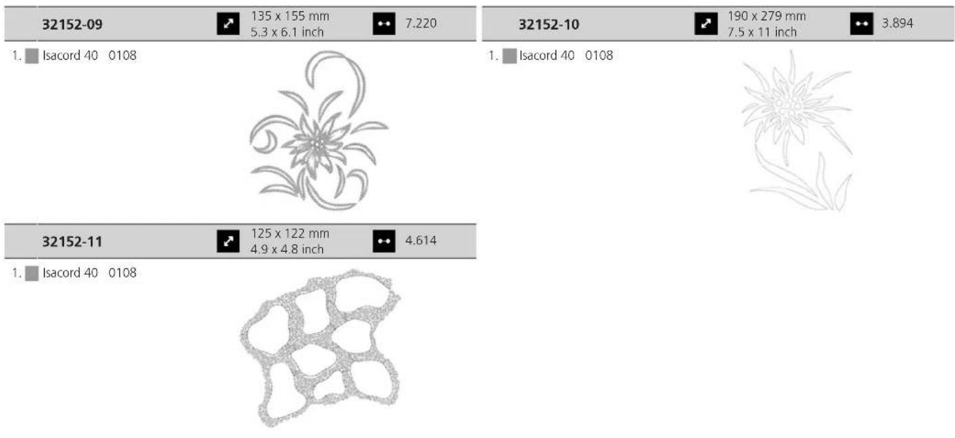 BERNINA 735 - Projets - 2