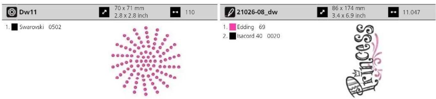 BERNINA 735 - Fleurs - 13