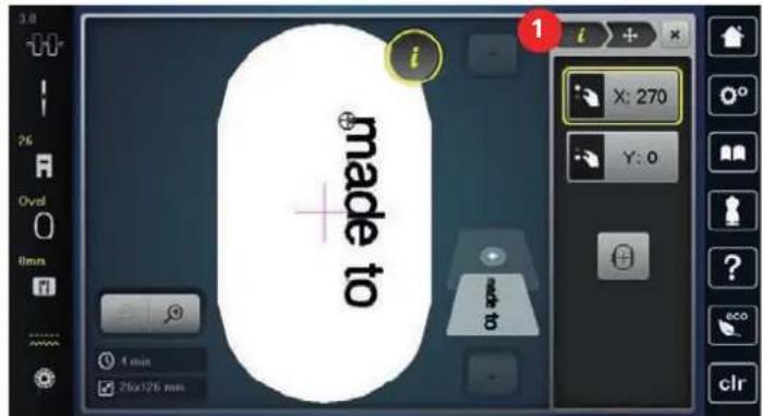 BERNINA 735 - Modifier les mots/phrases - 5