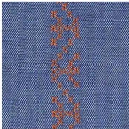 BERNINA 735 - Coudre un point de croix - 1