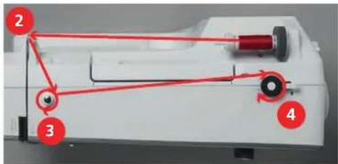 BERNINA 735 - Embobiner la canette - 3