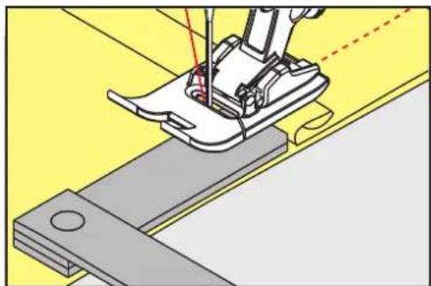 BERNINA 735 - Équilibrer les couches de tissus - 2