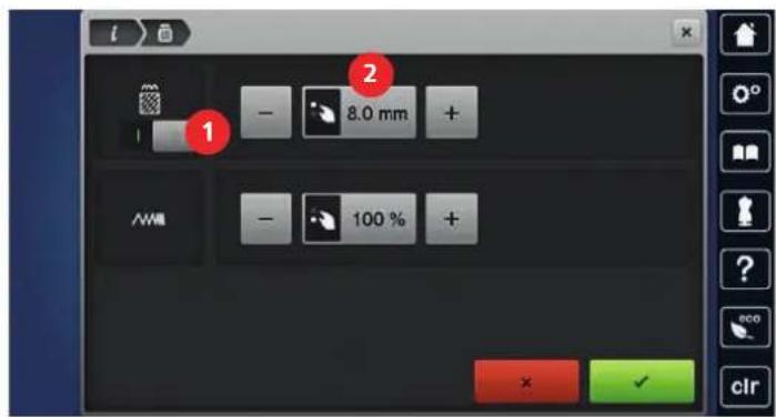 BERNINA 735 - Modifier le type de point - 3