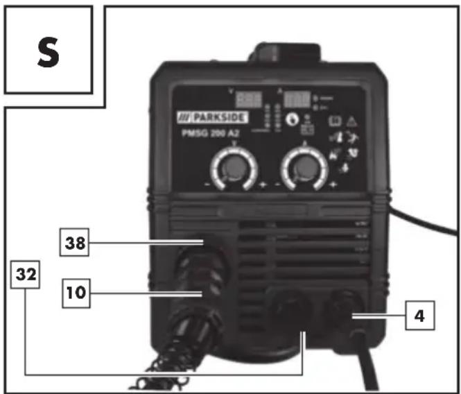 PARKSIDE PMSG 200 A2 - - Soldadura MIG - 1
