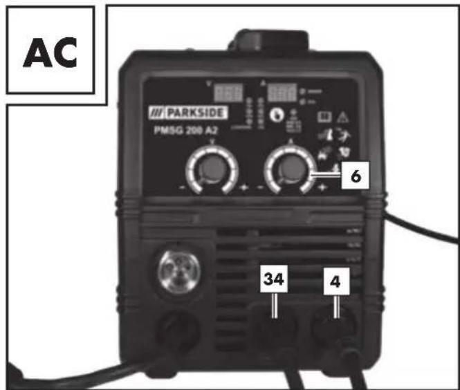 PARKSIDE PMSG 200 A2 - - MMA-Schweißen - 1