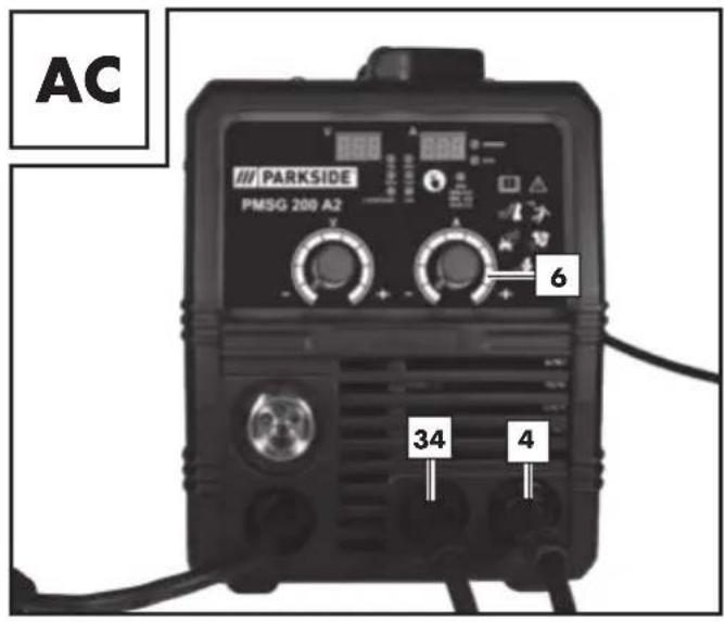 PARKSIDE PMSG 200 A2 - - MMA hegesztés - 1