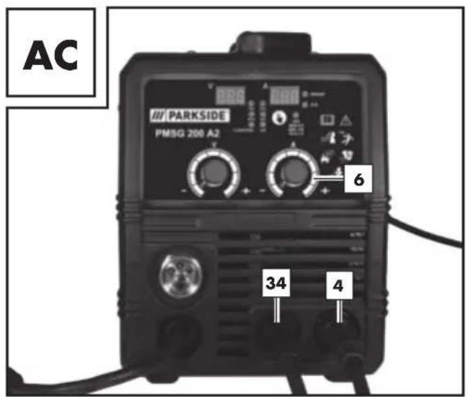 PARKSIDE PMSG 200 A2 - - Saldatura MMA - 1