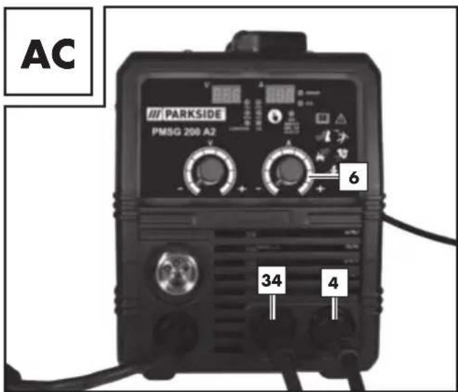 PARKSIDE PMSG 200 A2 - - Spawanie MMA - 1