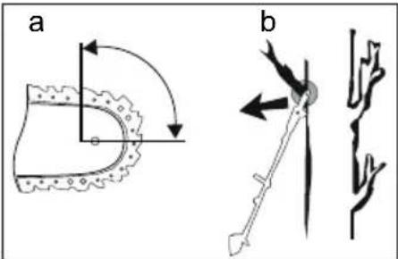 PARKSIDE PBK 4 B3 - Kickback causes and how to avoid them with pruners - 2
