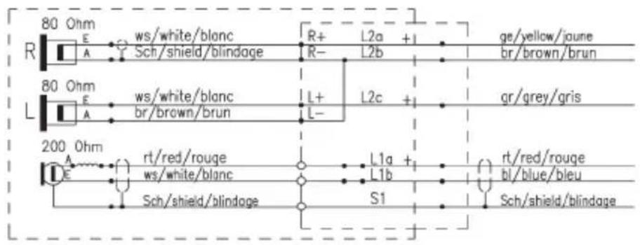BEYERDYNAMIC DT 797 PV - Schaltbilder / Wiring Diagrams / Schémas de connexion - 1