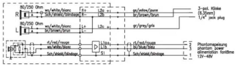 BEYERDYNAMIC DT 797 PV - Schaltbilder / Wiring Diagrams / Schémas de connexion - 3