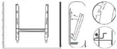 Toyotomi EPA100MF - Montagem na parede: - 2