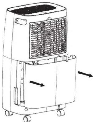 Toyotomi TDC1410 - TÖMNING AV VATTENTANK - 1