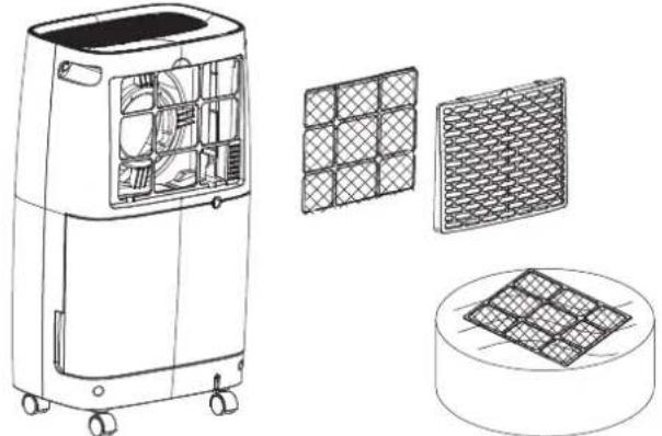 Toyotomi TDC1412 - Para limpar o filtro de ar - 1