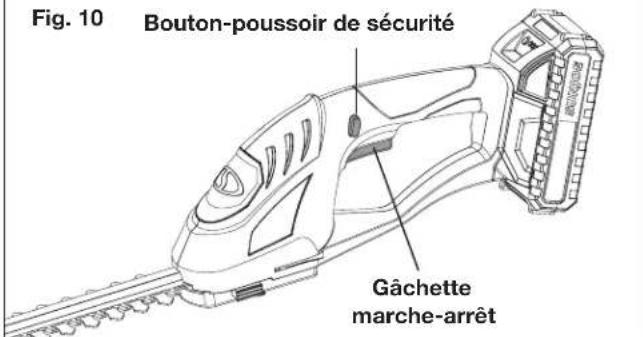 Sun Joe 24VSSEGCTSJG - Démarrage et arrêt - 2