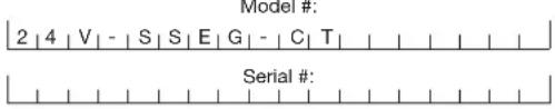 Sun Joe 24VSSEGCTSJG - Model + Serial Numbers - 1