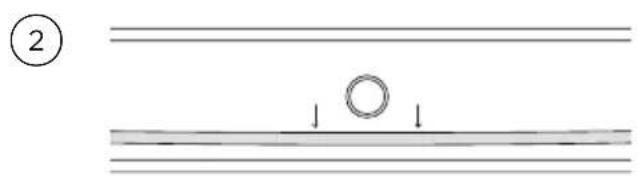Fisher & Paykel RGV3486GD L - Retrait des rayons latéraux - 2
