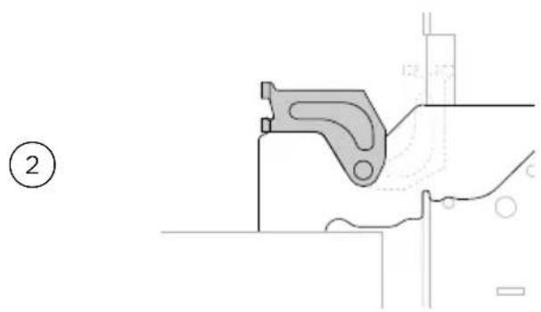 Fisher & Paykel RGV3486GD L - Pour retirer la porte - 2