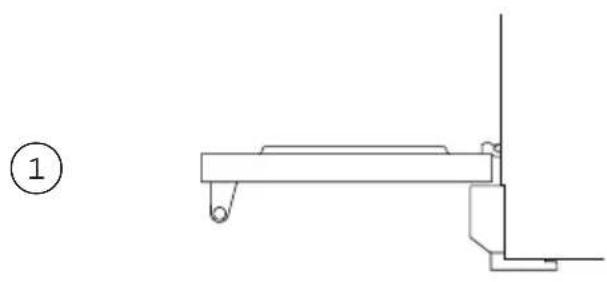 Fisher & Paykel RGV3486GD L - Pour retirer la porte - 1