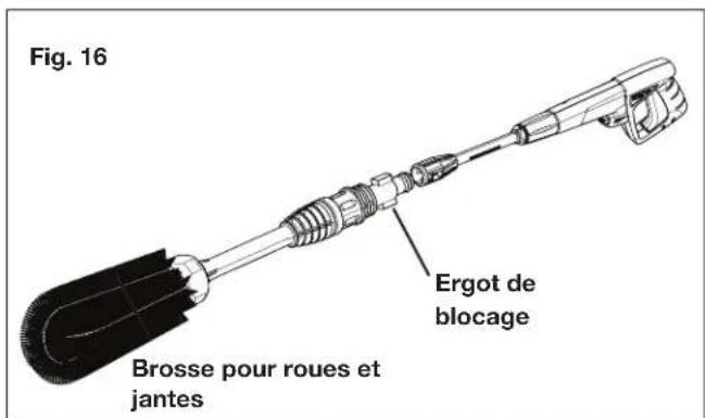 Sun Joe SPX205EMAX - Utilisation de la Brosse pour roues et jantes - 2