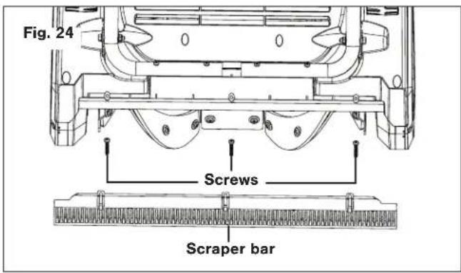 Snow Joe SJ626E - Replacing the Scraper Bar - 2