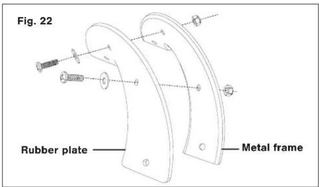Snow Joe SJ626E - Replacing the Rubber Plates - 3
