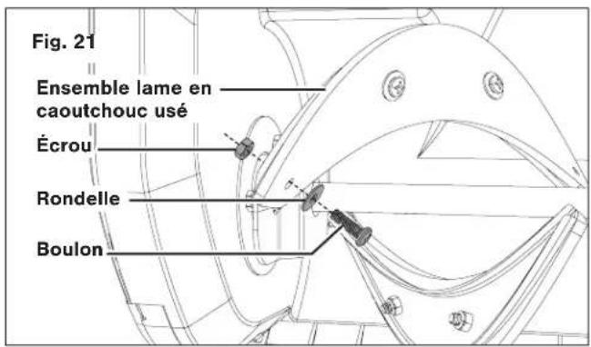 Snow Joe SJ626E - Remplacement des lames en caoutchouc - 2