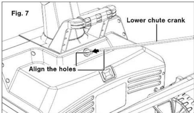 Snow Joe SJ626E - Chute Crank Assembly - 2