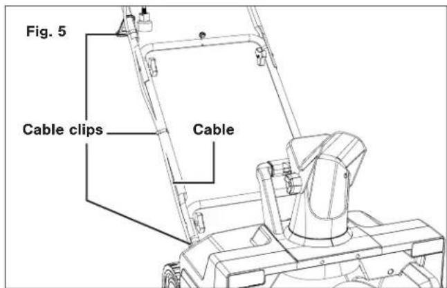 Snow Joe SJ626E - Handle Frame Assembly - 5
