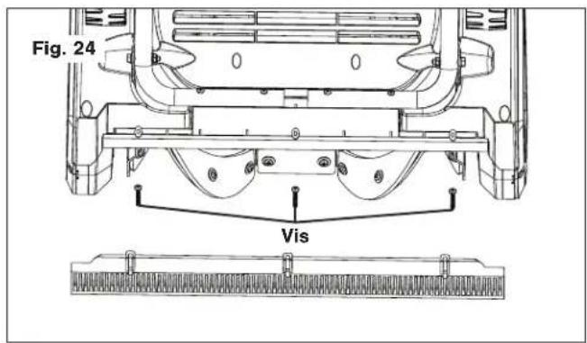 Snow Joe SJ626E - Remplacement des lames en caoutchouc - 3