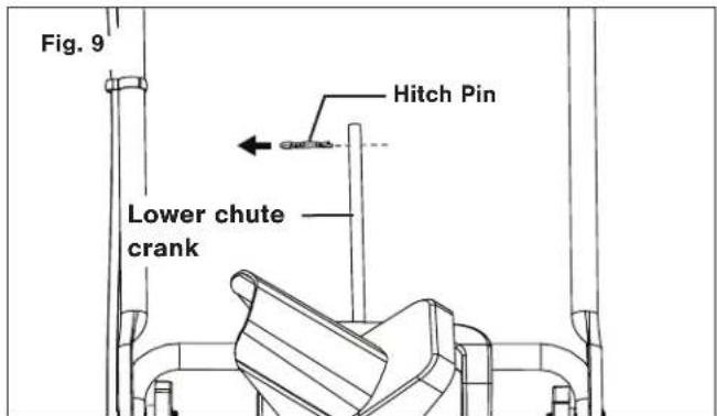 Snow Joe SJ626E - Chute Crank Assembly - 4