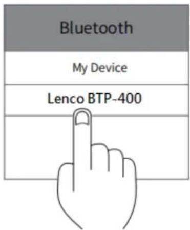 LENCO BTP400 - Step 1 Power On - 1