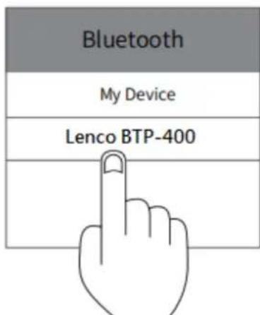 LENCO BTP400 - Schritt 1: Einschalten - 1