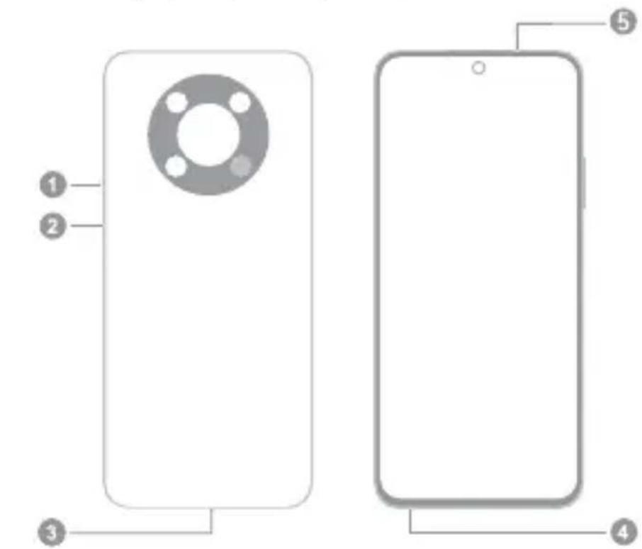 HUAWEI Nova Y90 - Conheça o seu dispositivo - 1