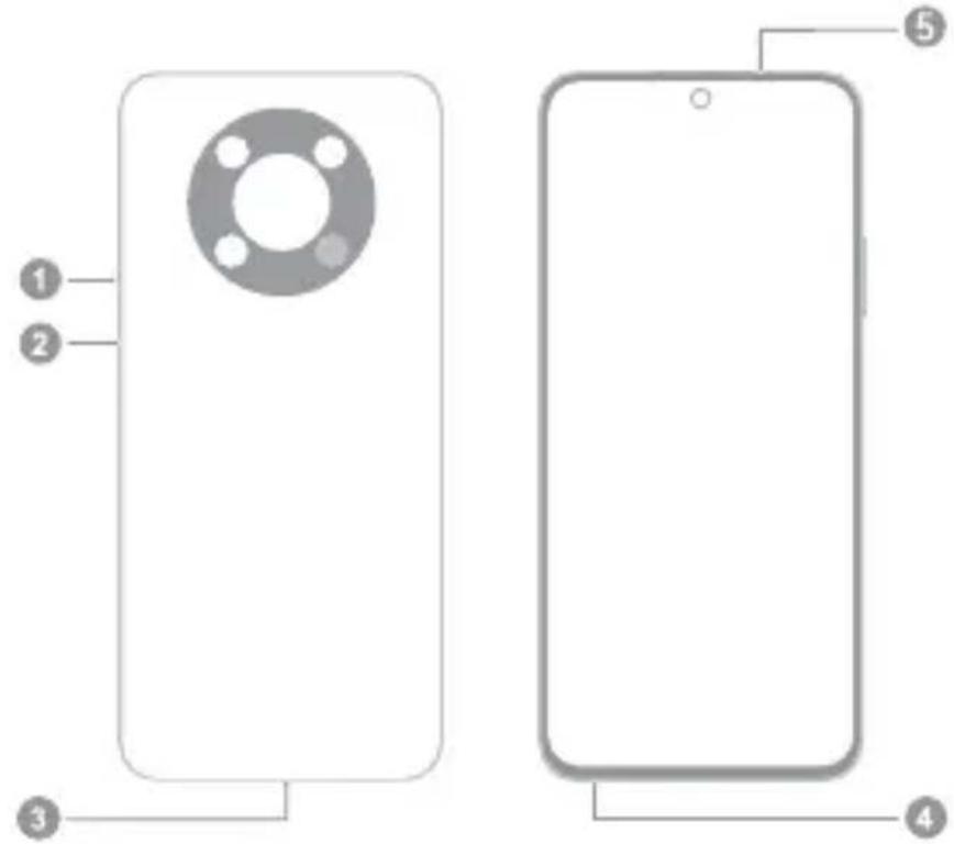HUAWEI Nova Y90 - Familiarisation avec l'appareil - 1