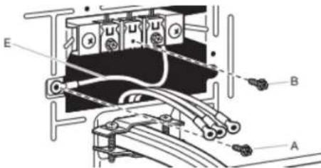 WHIRLPOOL YWED9620HC - Prepare to connect neutral bond wire and neutral wire - 1