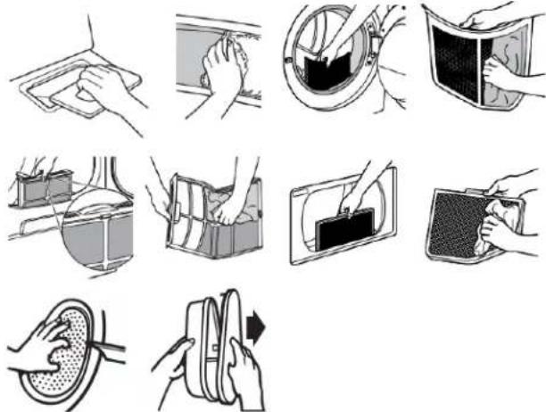 WHIRLPOOL YWED9620HC - To clean: - 1