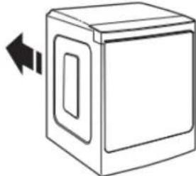 WHIRLPOOL YWED9620HC - Move dryer to final location - 1