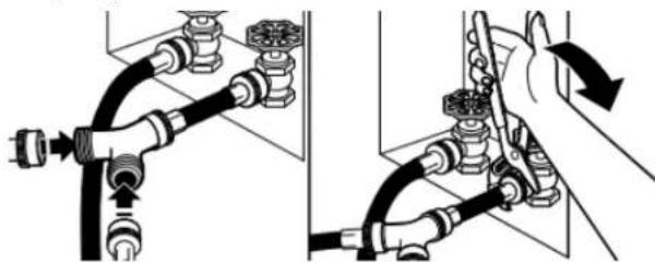 WHIRLPOOL YWED9620HC - Tighten couplings - 2