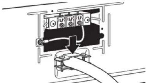 WHIRLPOOL YWED9620HC - Attach power supply cord to strain relief - 1